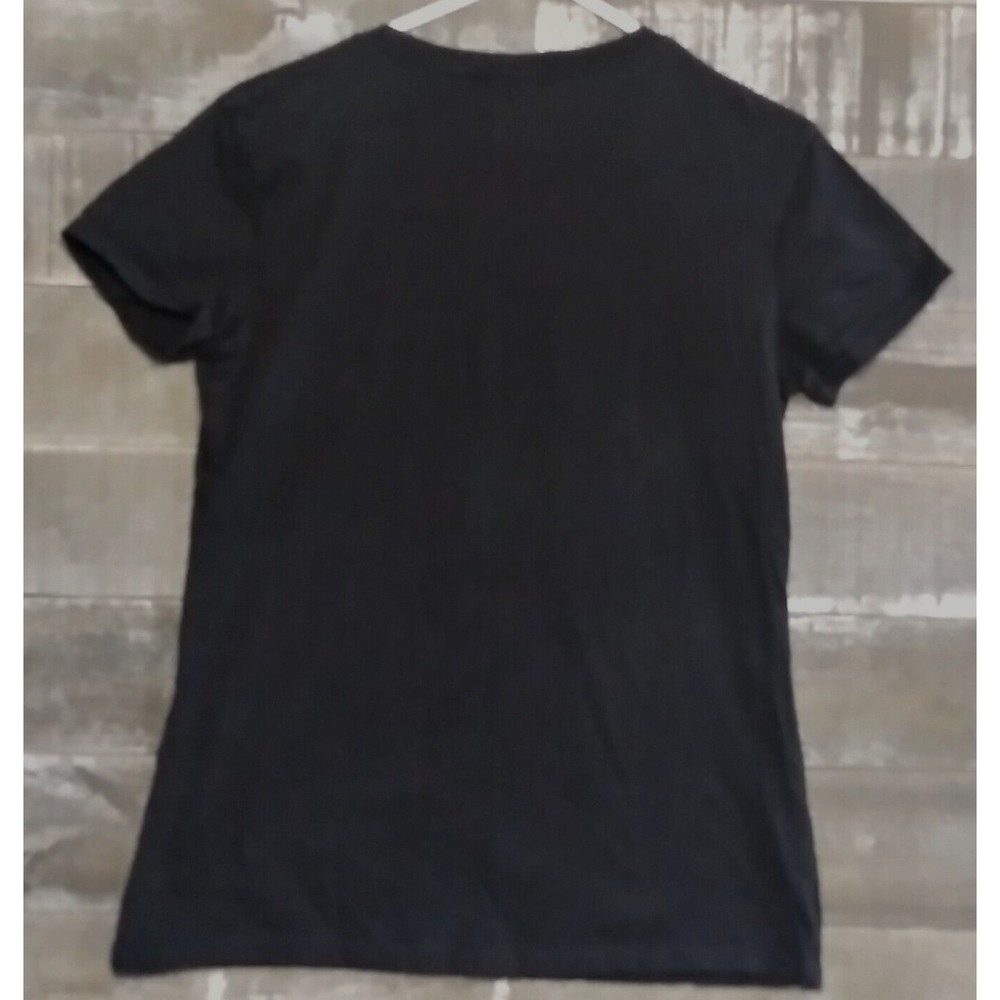 Gnome Elf Dwarf T-Shirt Women's Size M Instant Message Brand Black Short Sleeve - Picture 3 of 7
